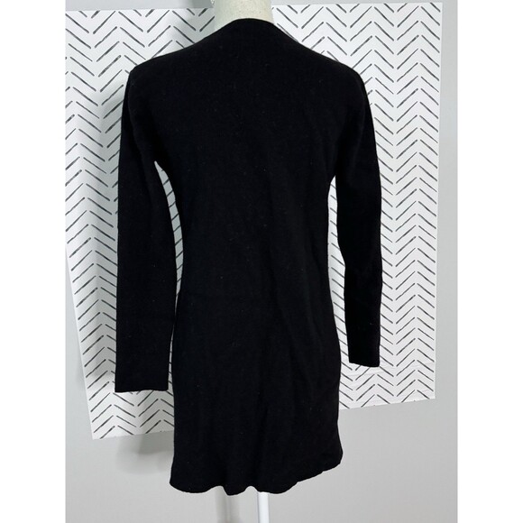 Eddie Bauer Women's Large Italian Merino Wool Long Cardigan Sweater 90s Vintage - Picture 3 of 7